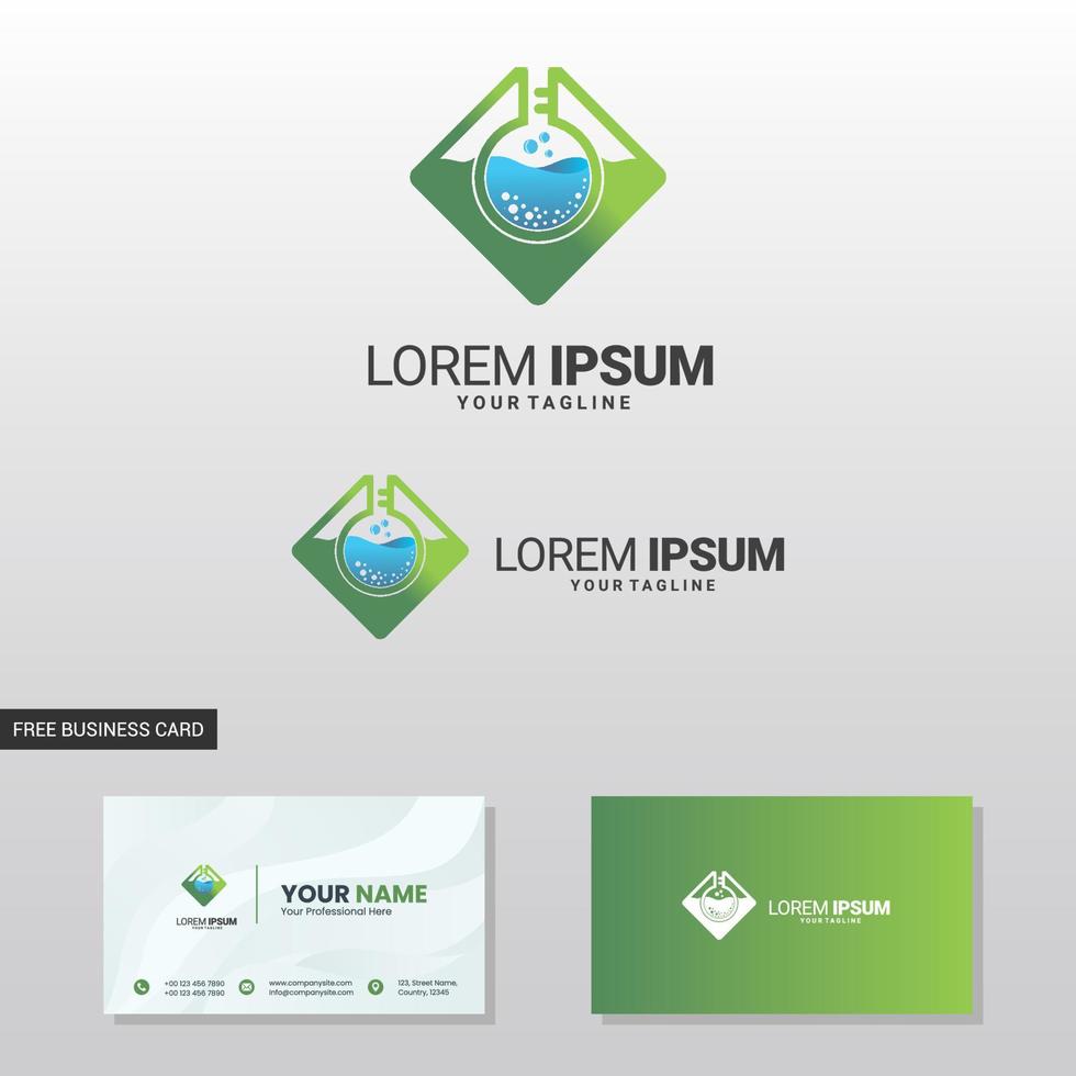 plantilla de diseño de logotipo de naturaleza moderna vector