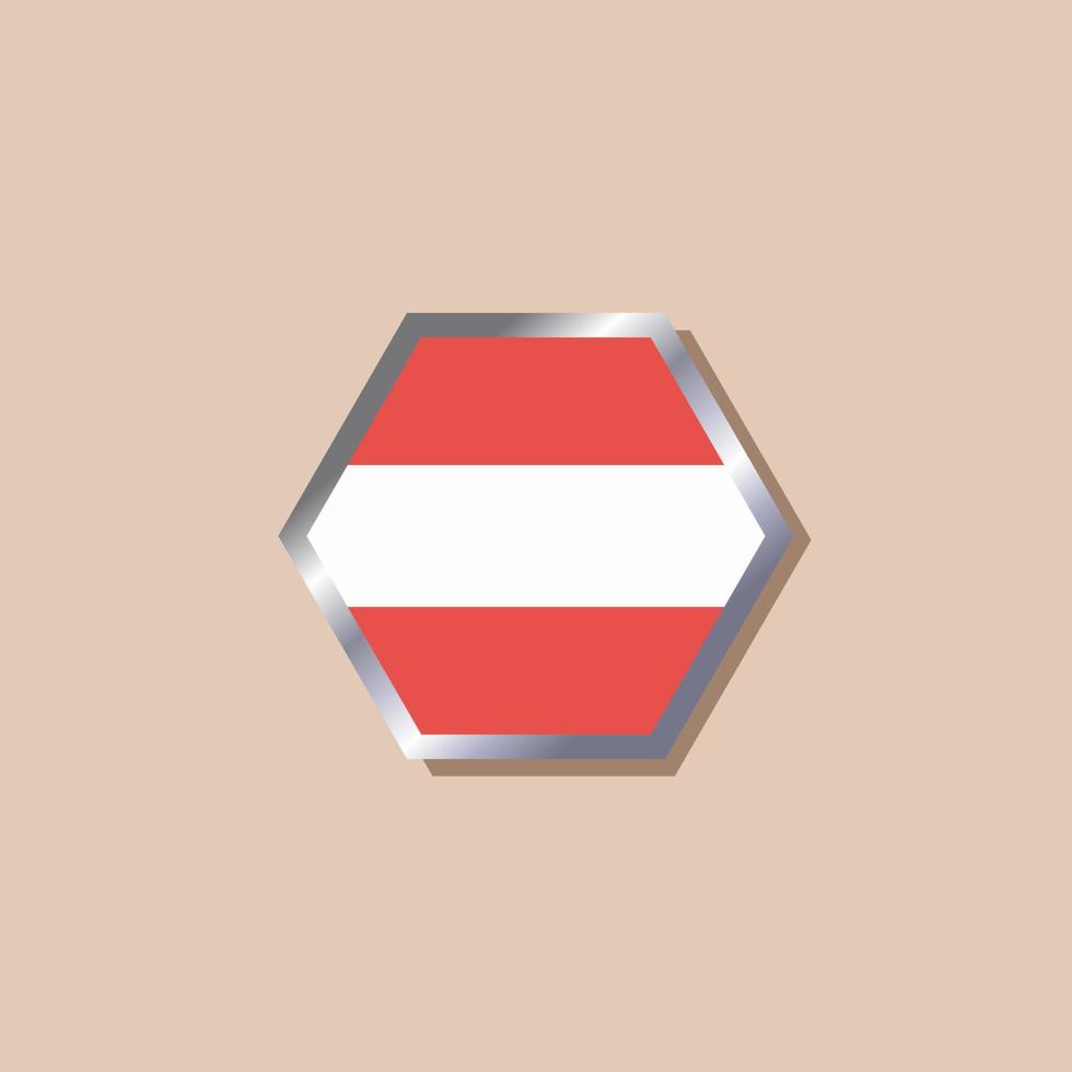 Illustration of Austria flag Template vector