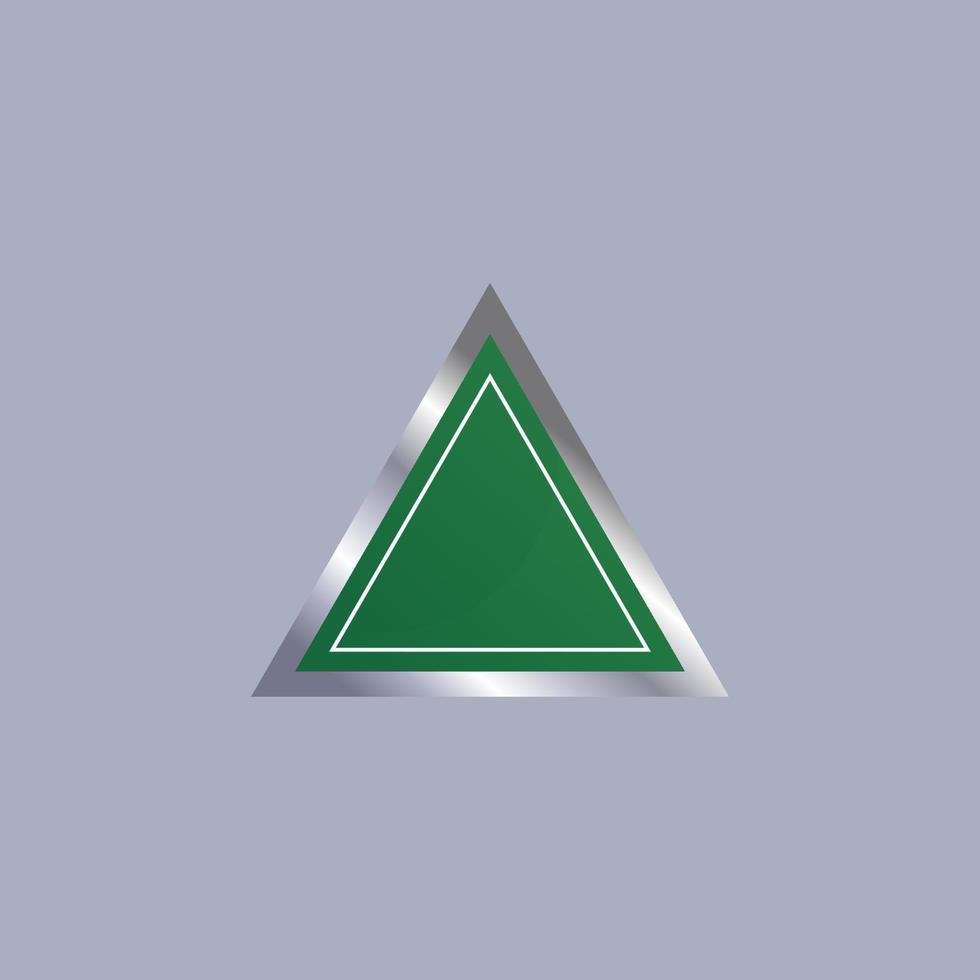 Blank green traffic road sign vector