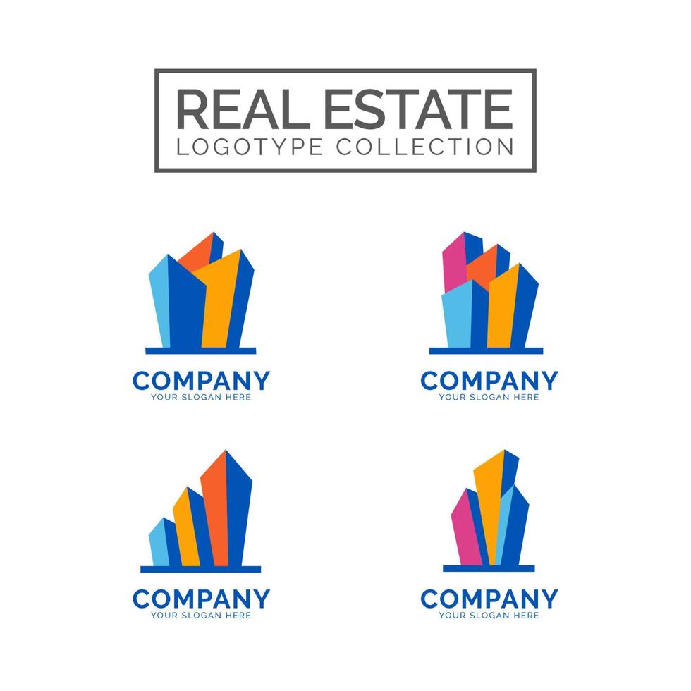 Real Estate Logo Design Template vector