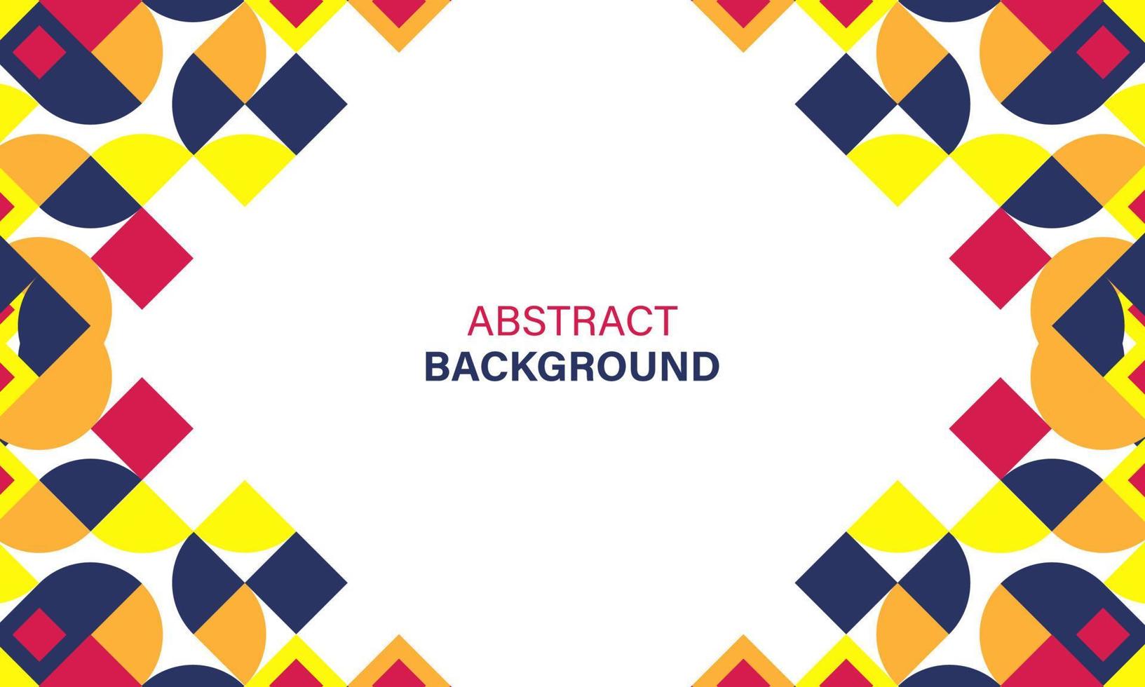 Geometric abstract background vector