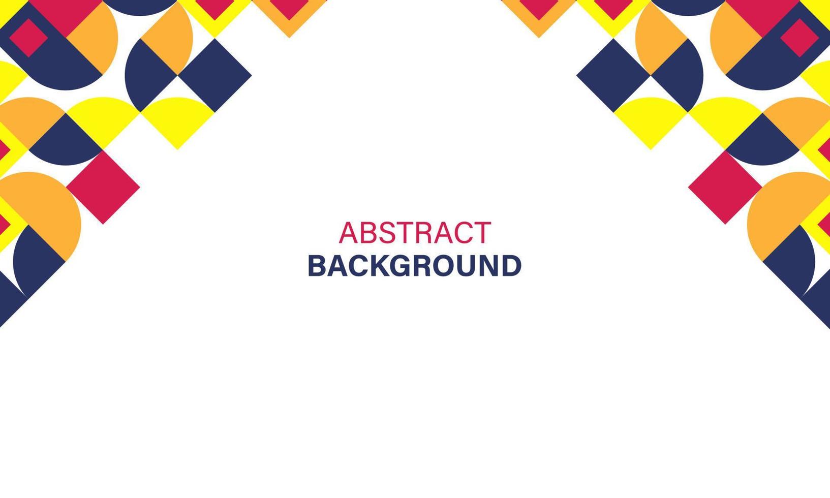 Geometric abstract background vector