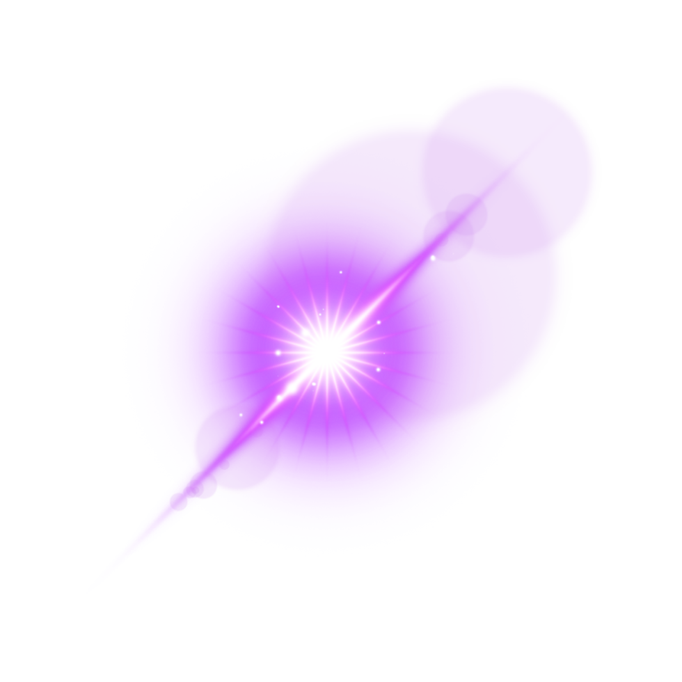 effet de lumière parasite numérique réaliste png