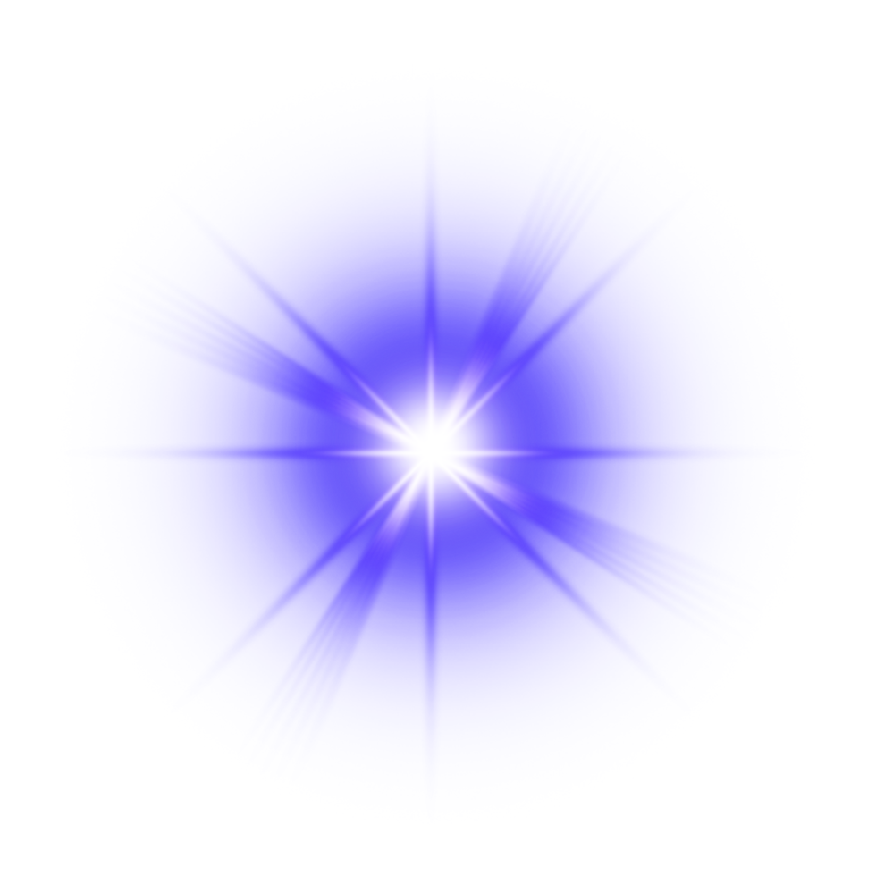 Digital glowing light effect png