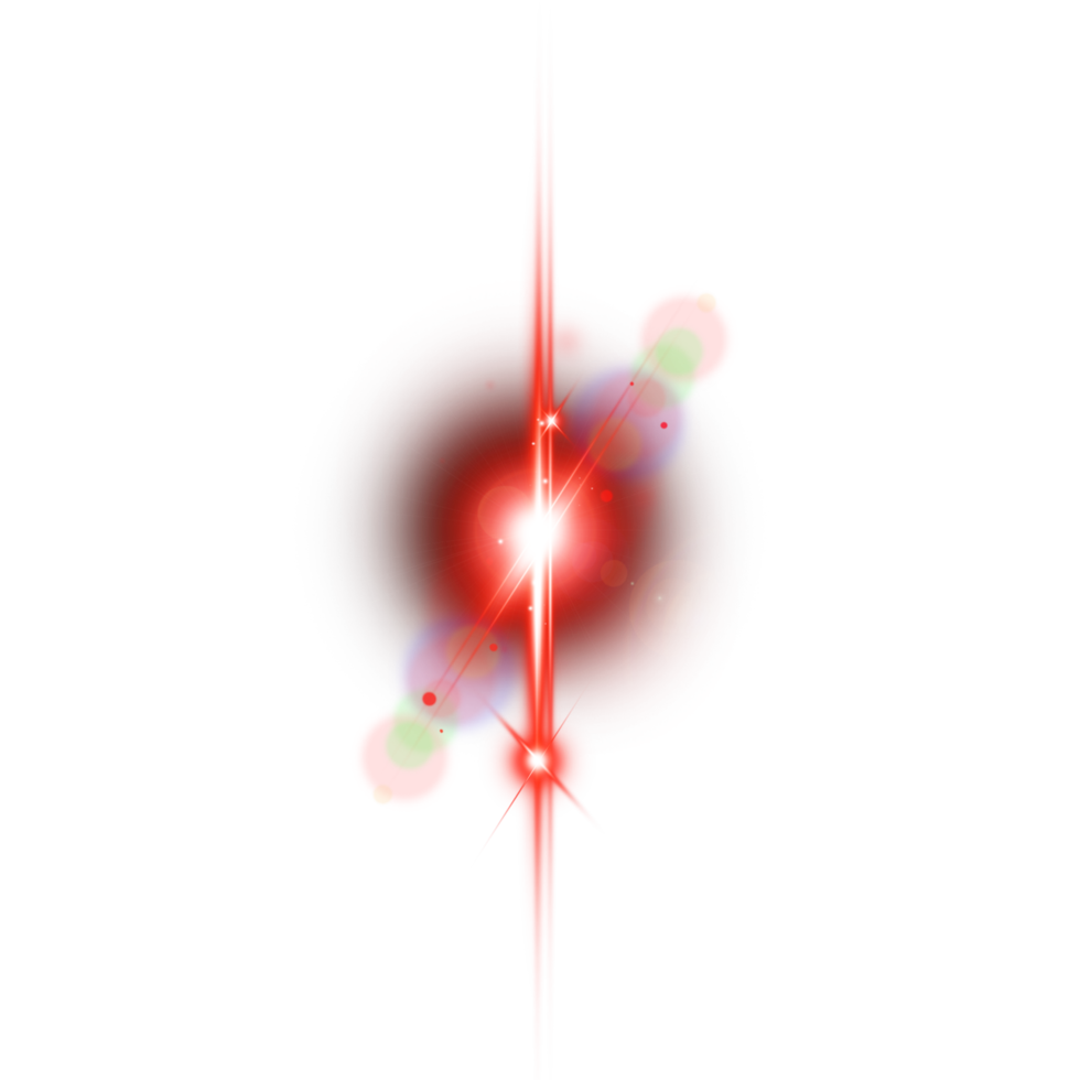 effet de lumière parasite numérique réaliste png