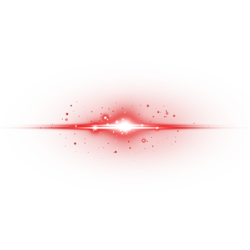 Realistic digital lens flare light effect png