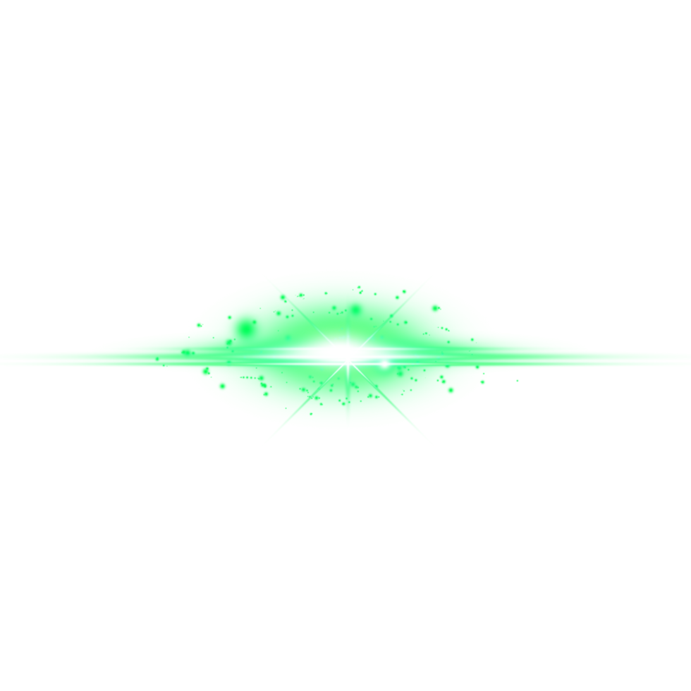 Realistic digital lens flare light effect png