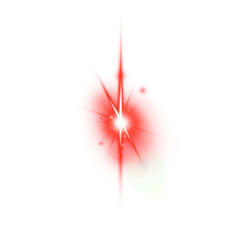 effet de lumière parasite numérique réaliste png