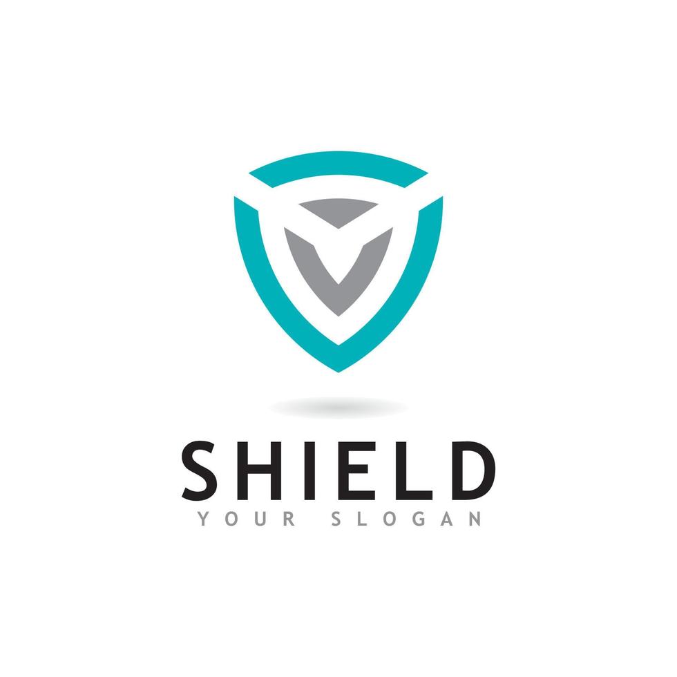 Shield logo icon design template vector