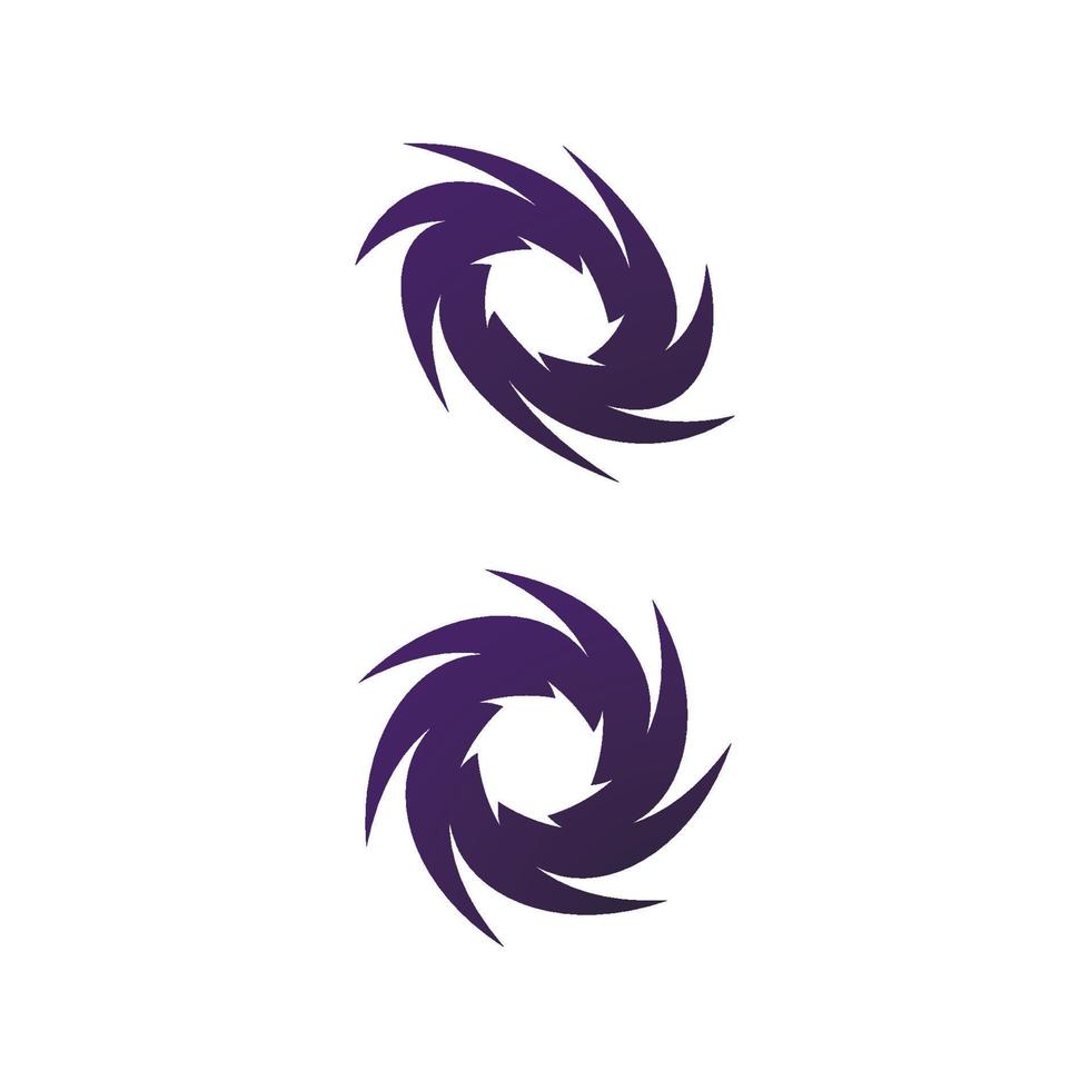 Abstract vortex spin logo icon design vector