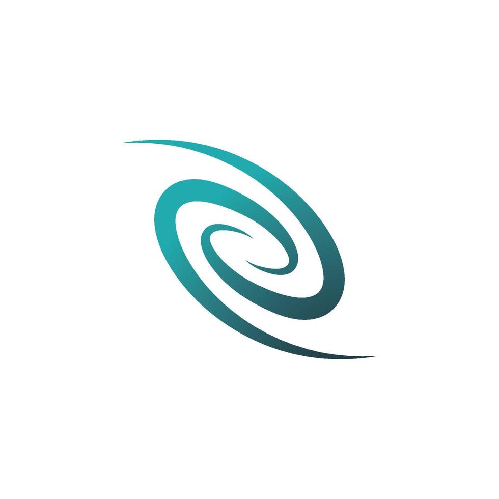 Abstract vortex spin logo icon design vector