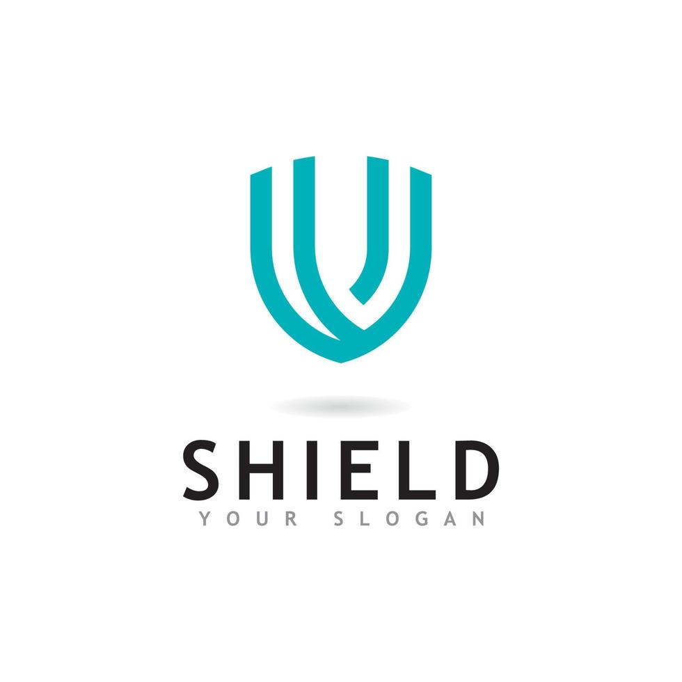 Shield logo icon design template vector