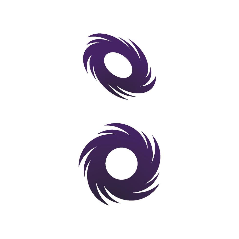 Abstract vortex spin logo icon design vector