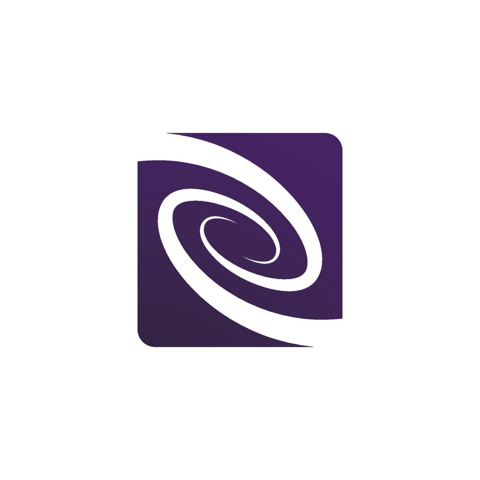Abstract vortex spin logo icon design vector