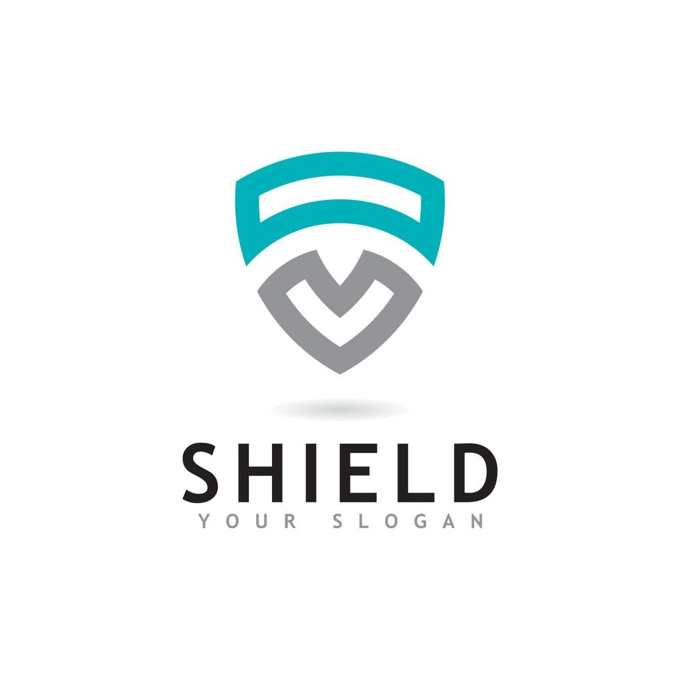 Shield logo icon design template vector