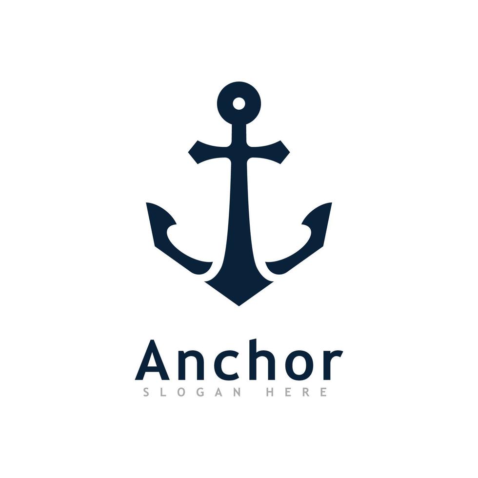 Anchor logo icon design template 11025084 Vector Art at Vecteezy
