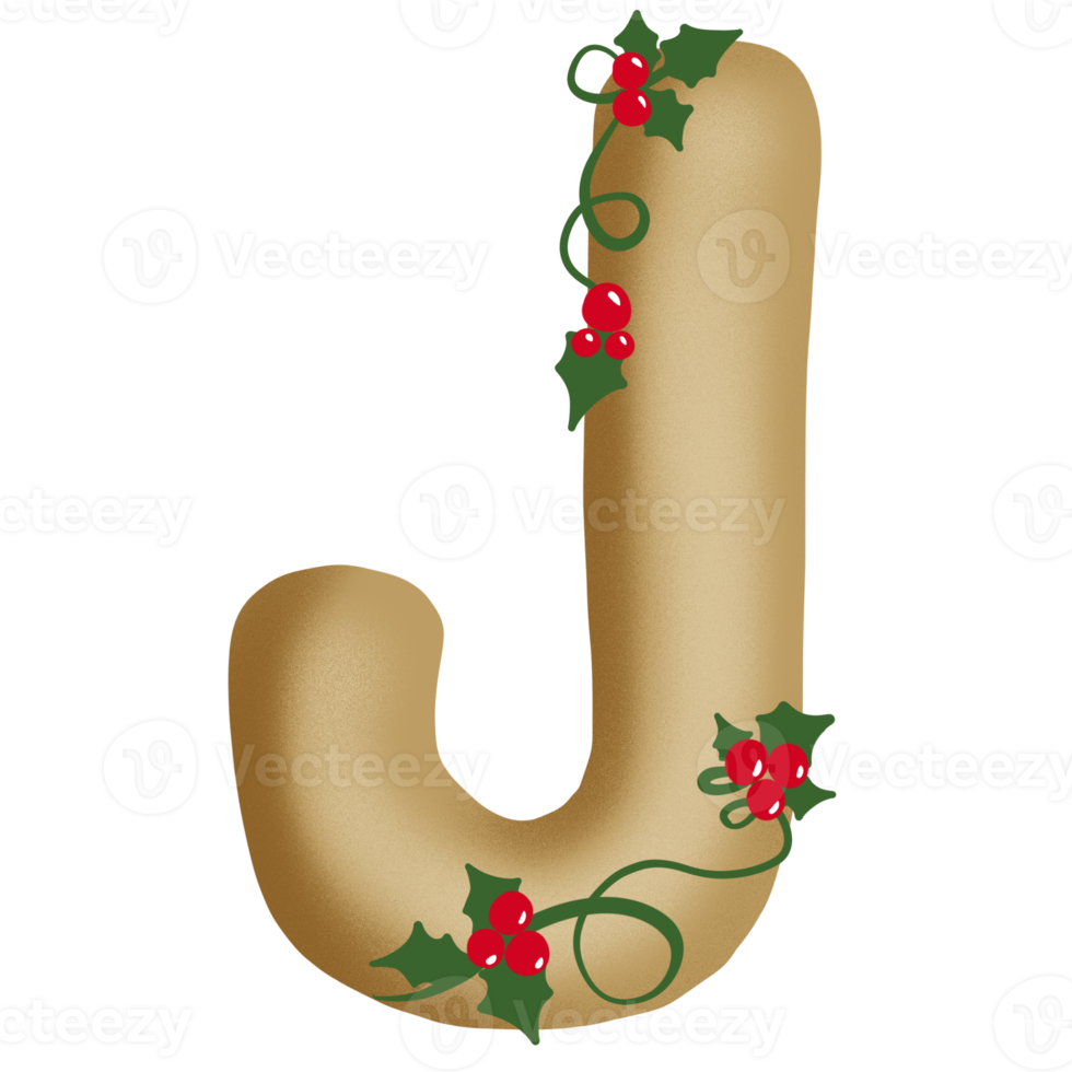 Merry Christmas Alphabet Set png