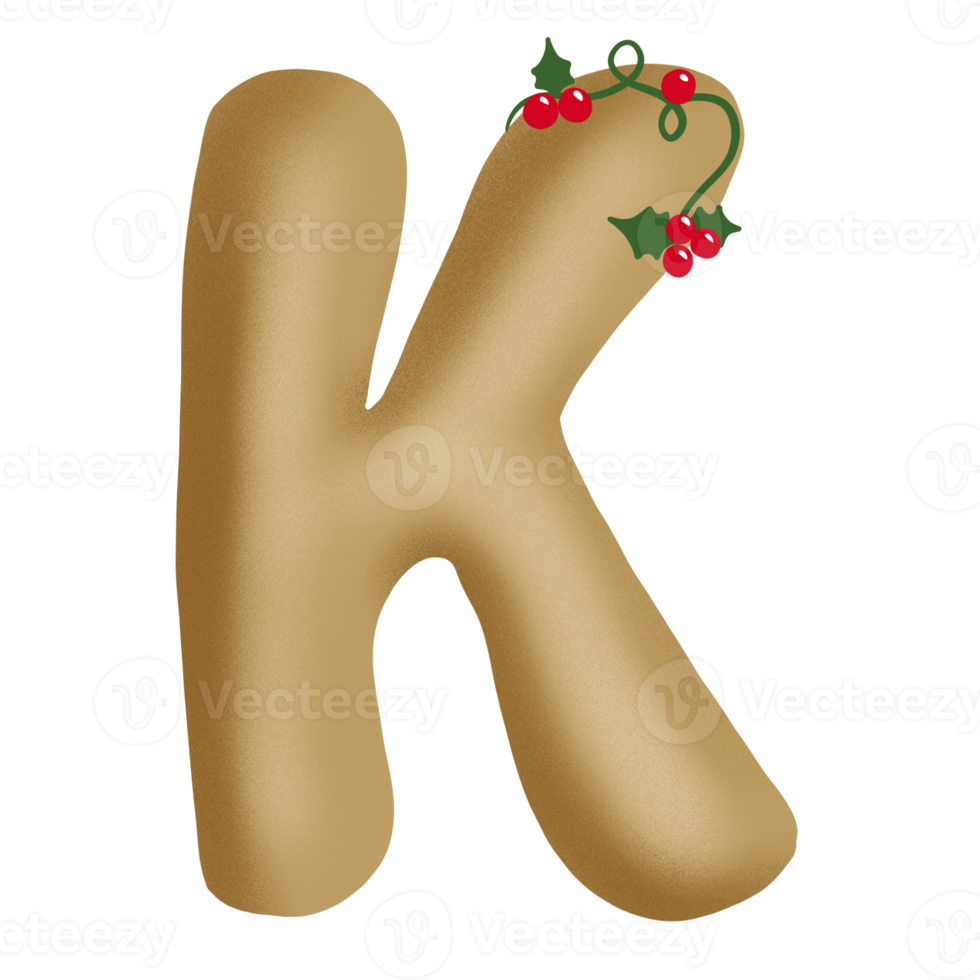 Merry Christmas Alphabet Set png