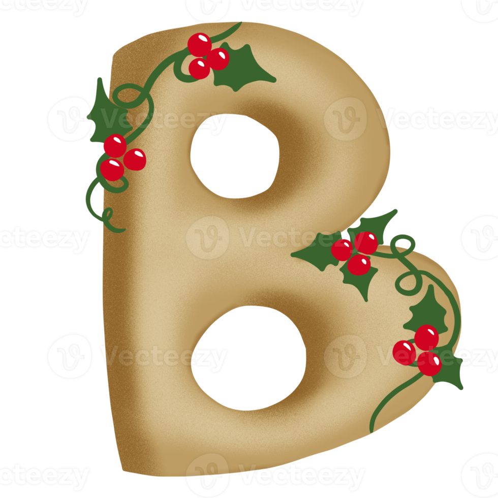 Merry Christmas Alphabet Set png