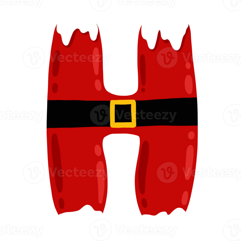 conjunto de alfabeto de feliz navidad png