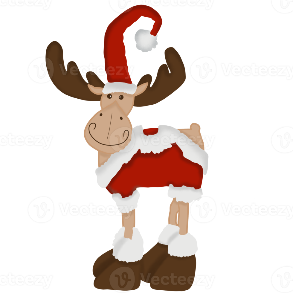 Weihnachten Rentier Elch png