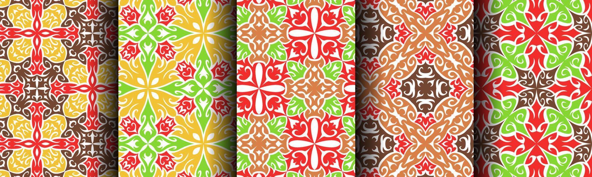 traditional ethnic pattern abstract vector