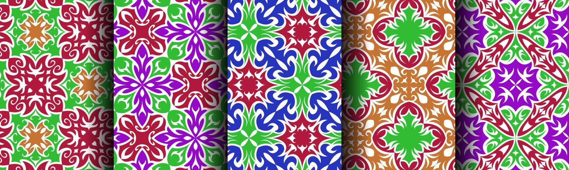traditional ethnic pattern abstract vector