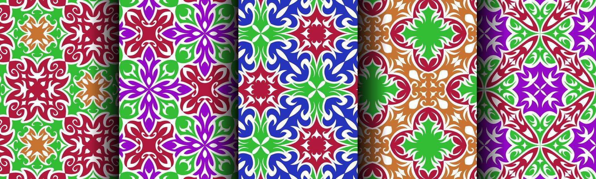 traditional ethnic pattern abstract vector