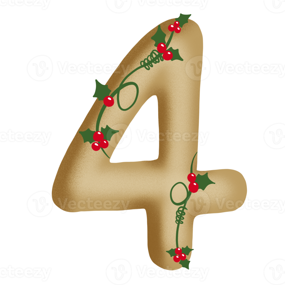 Merry Christmas Alphabet Set png