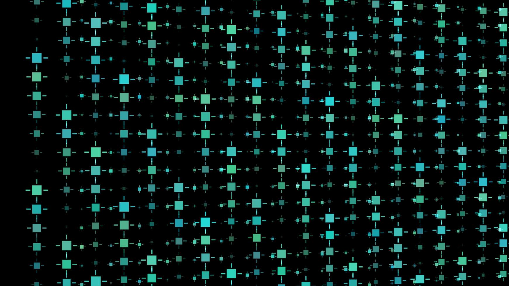 Futuristic big date technology green box pattern abstract background - computer illustration graphic technology background concept photo