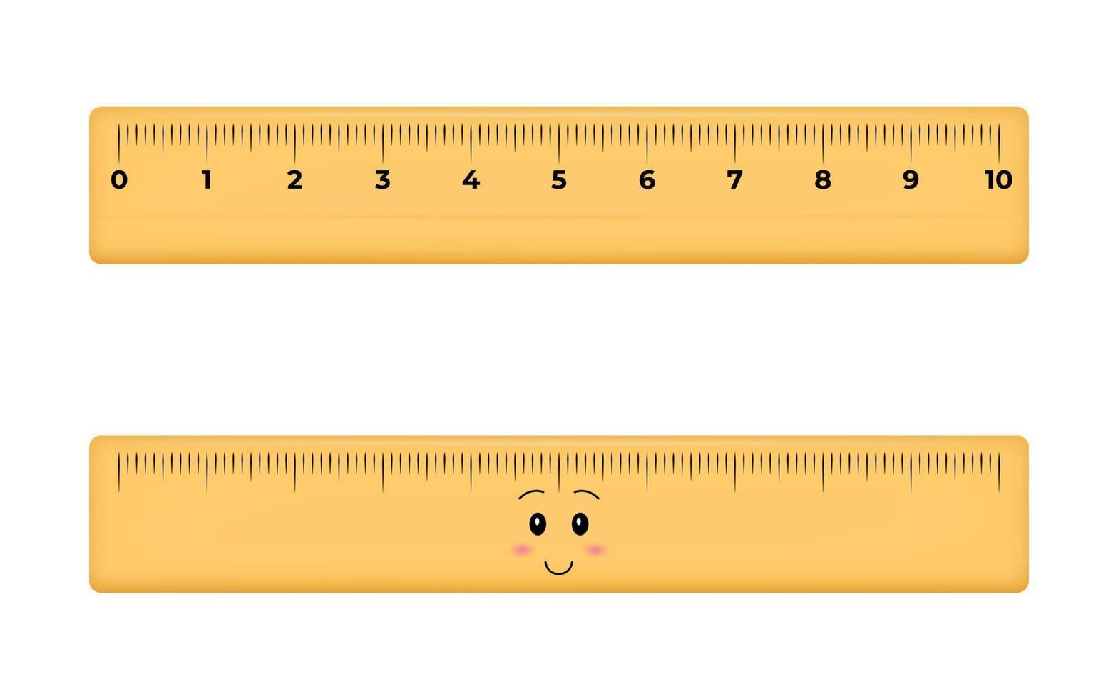 School Ruler Set Study And Measurement Tool Stock Illustration - Download  Image Now - Ruler, Book, Cartoon - iStock