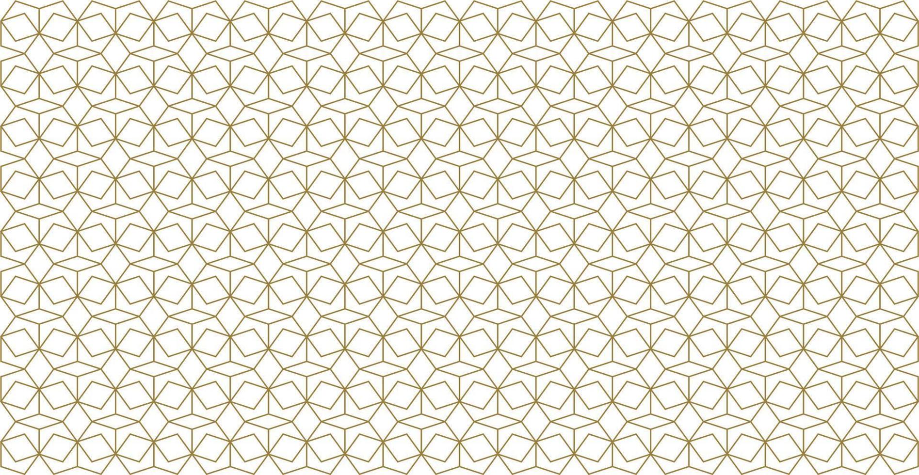 abstract geometric gold pattern vector
