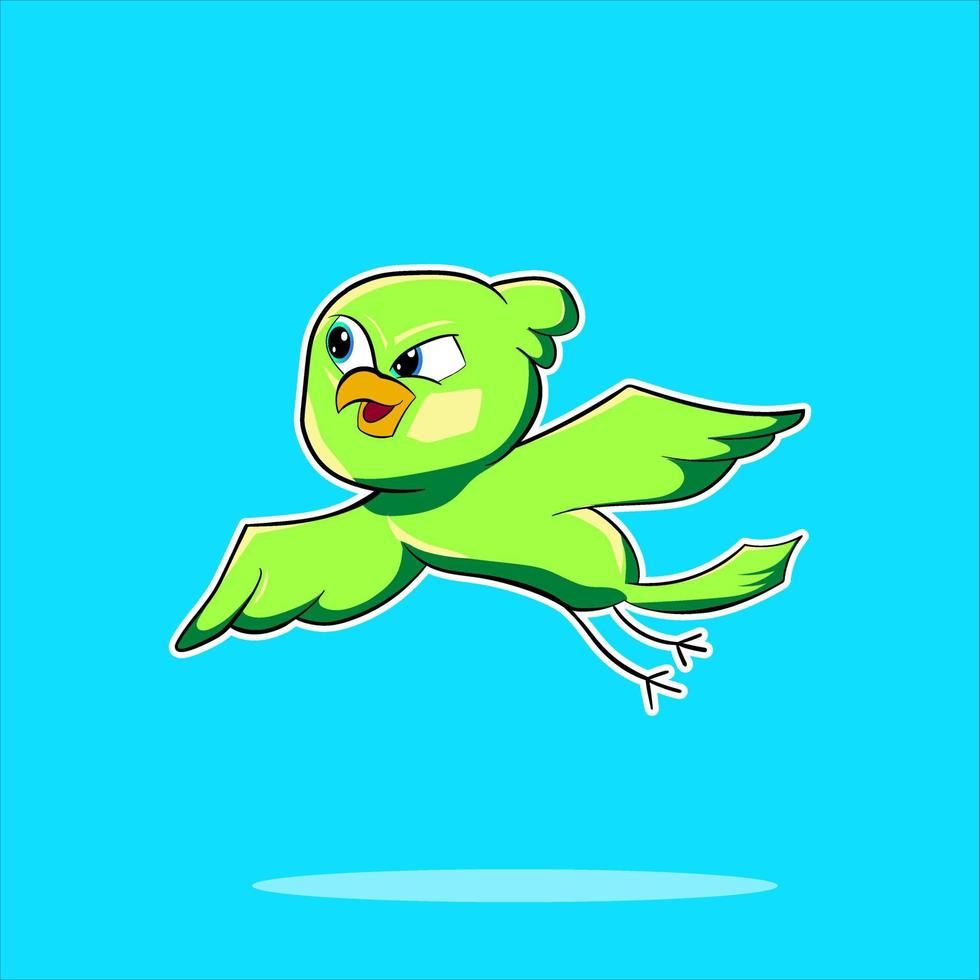 vector premium l imagen de pájaro volador con un diseño asombroso. mascota del logotipo. Reino libre