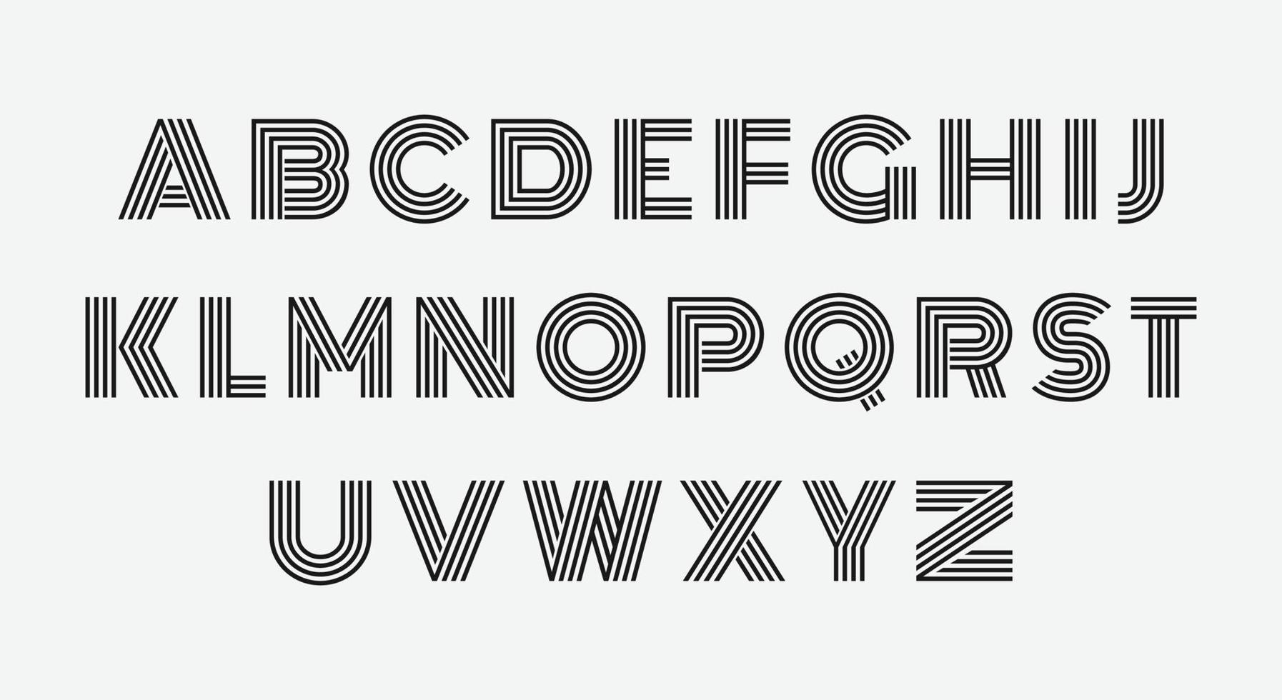 Floral ornate letters. Decoration elegant alphabet letter vector illustration set.