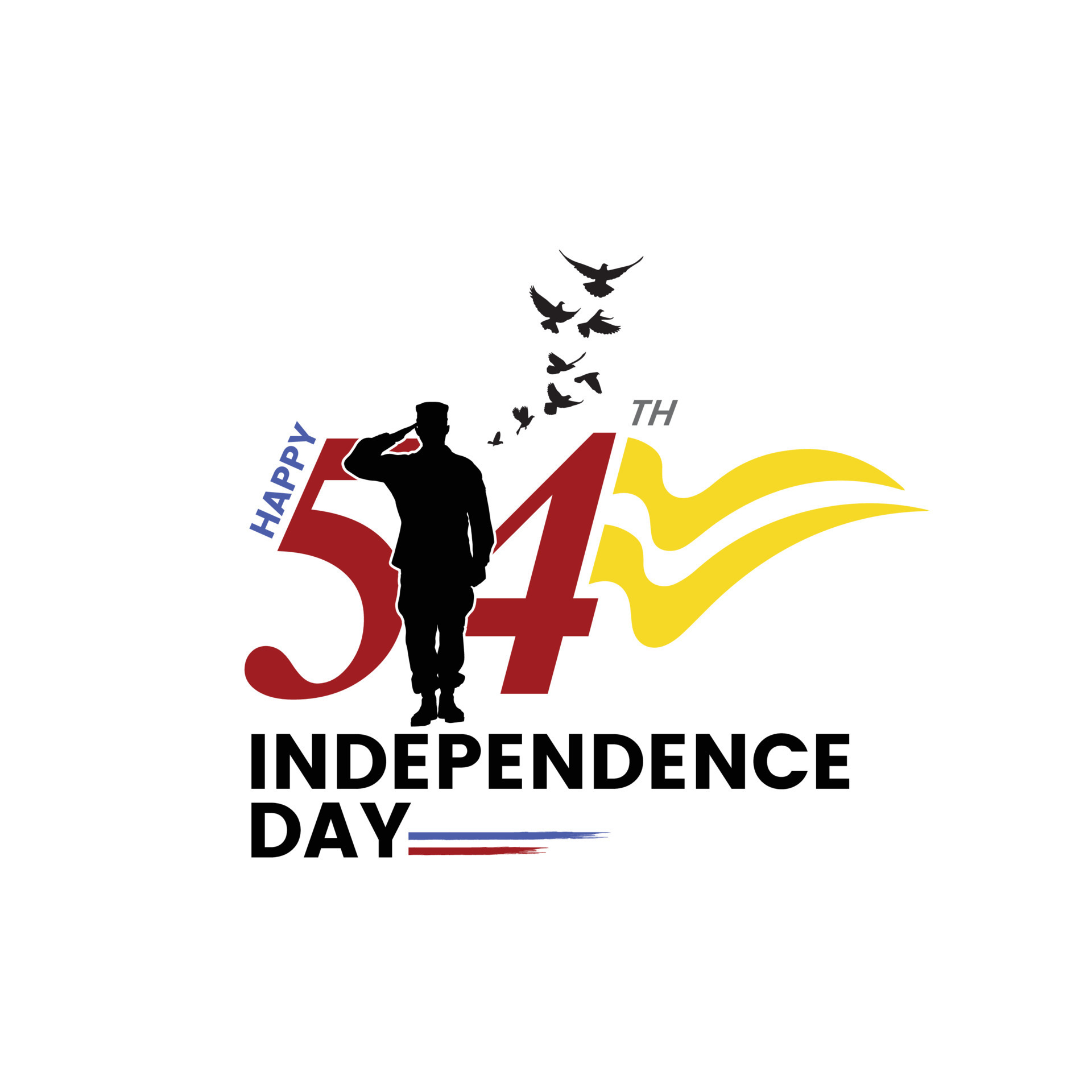 Swaziland independence day logo poster design, September 6, Somhlolo