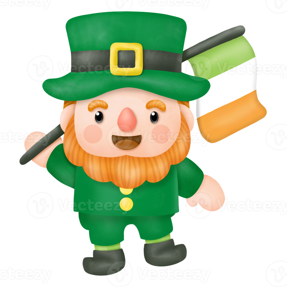 St. Patrick's Day watercolor Clipart, png