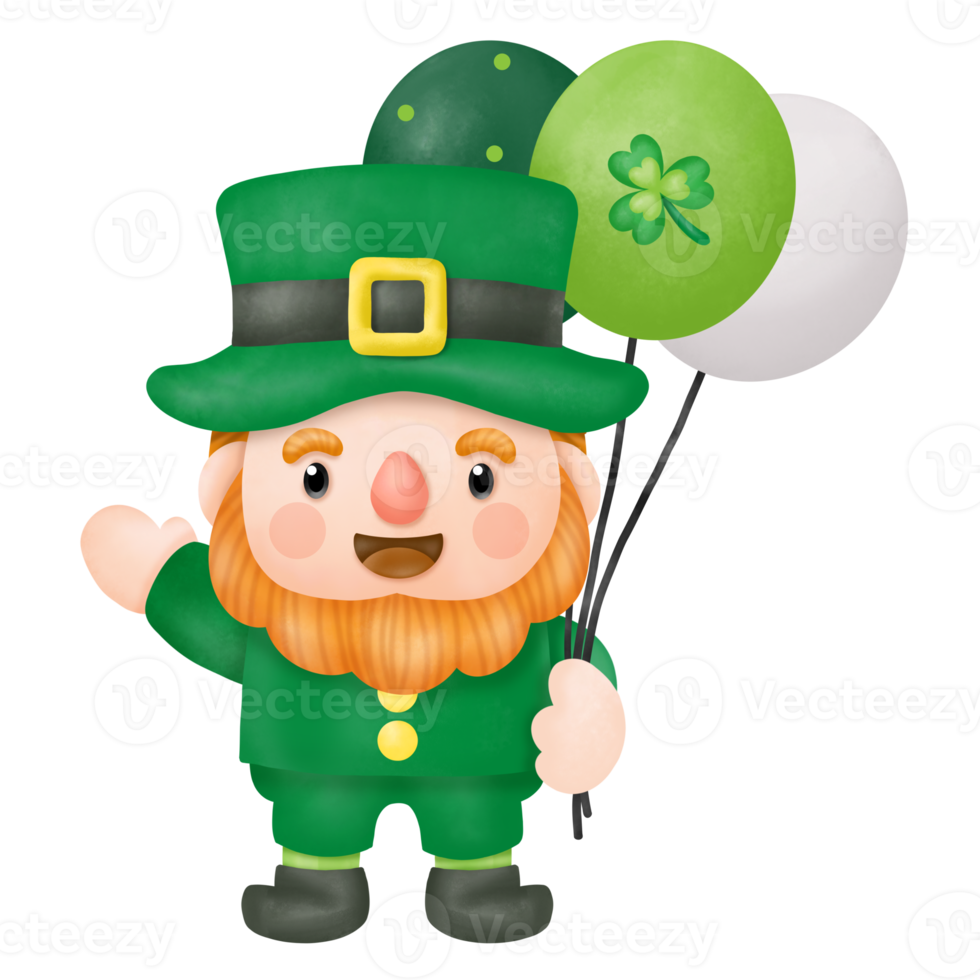 st. Patrick giorno acquerello clipart, png