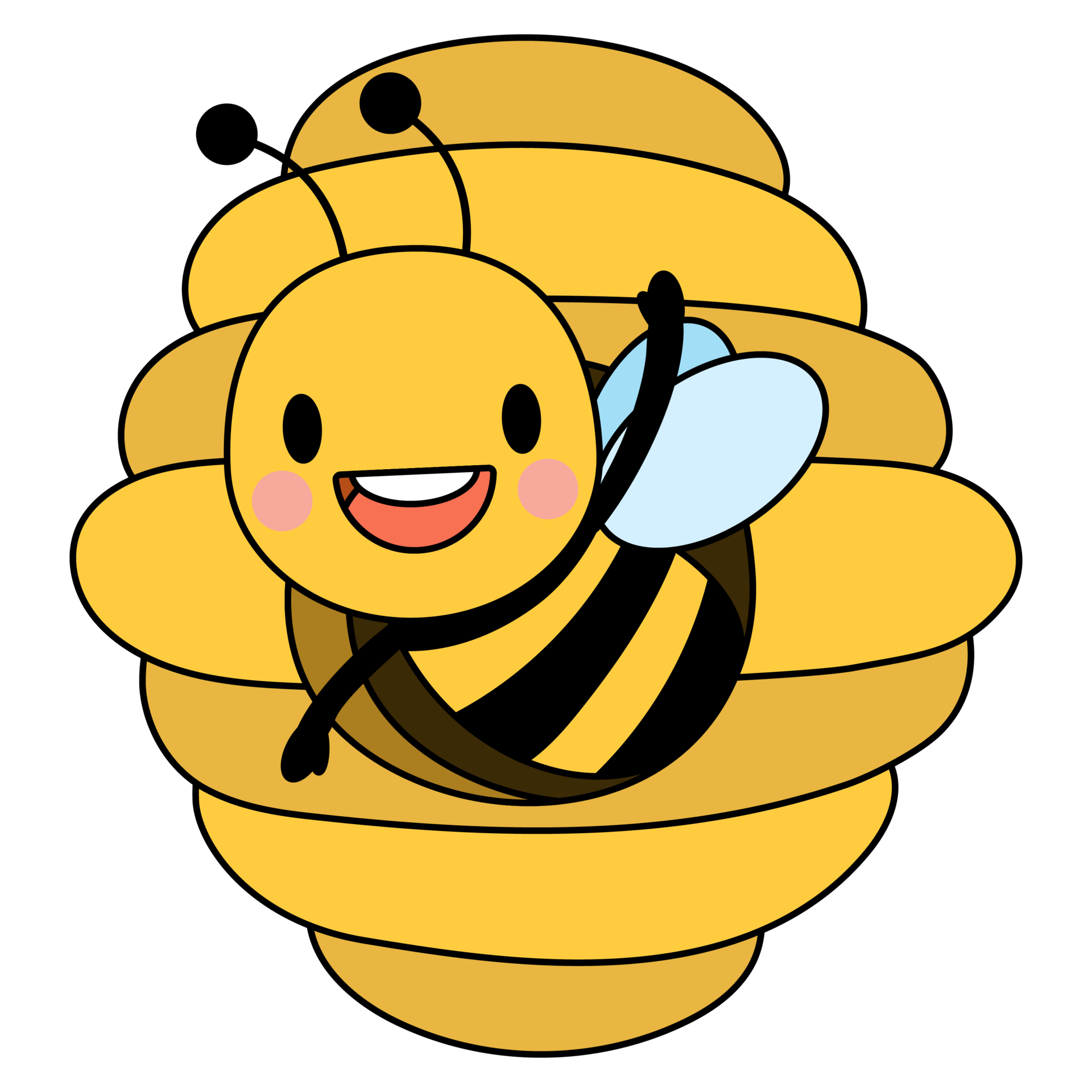 Free Honey Bee Filled Clipart 11026832 PNG with Transparent Background Free Honey Bee Filled Clipart 11026832 PNG with Transparent Background