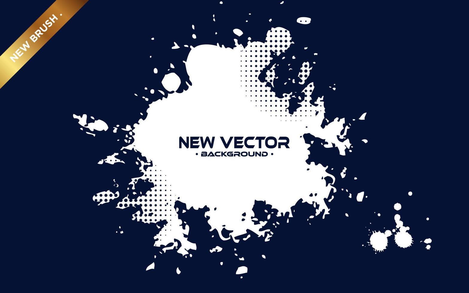 Grunge Blue and White Distress Texture. vector