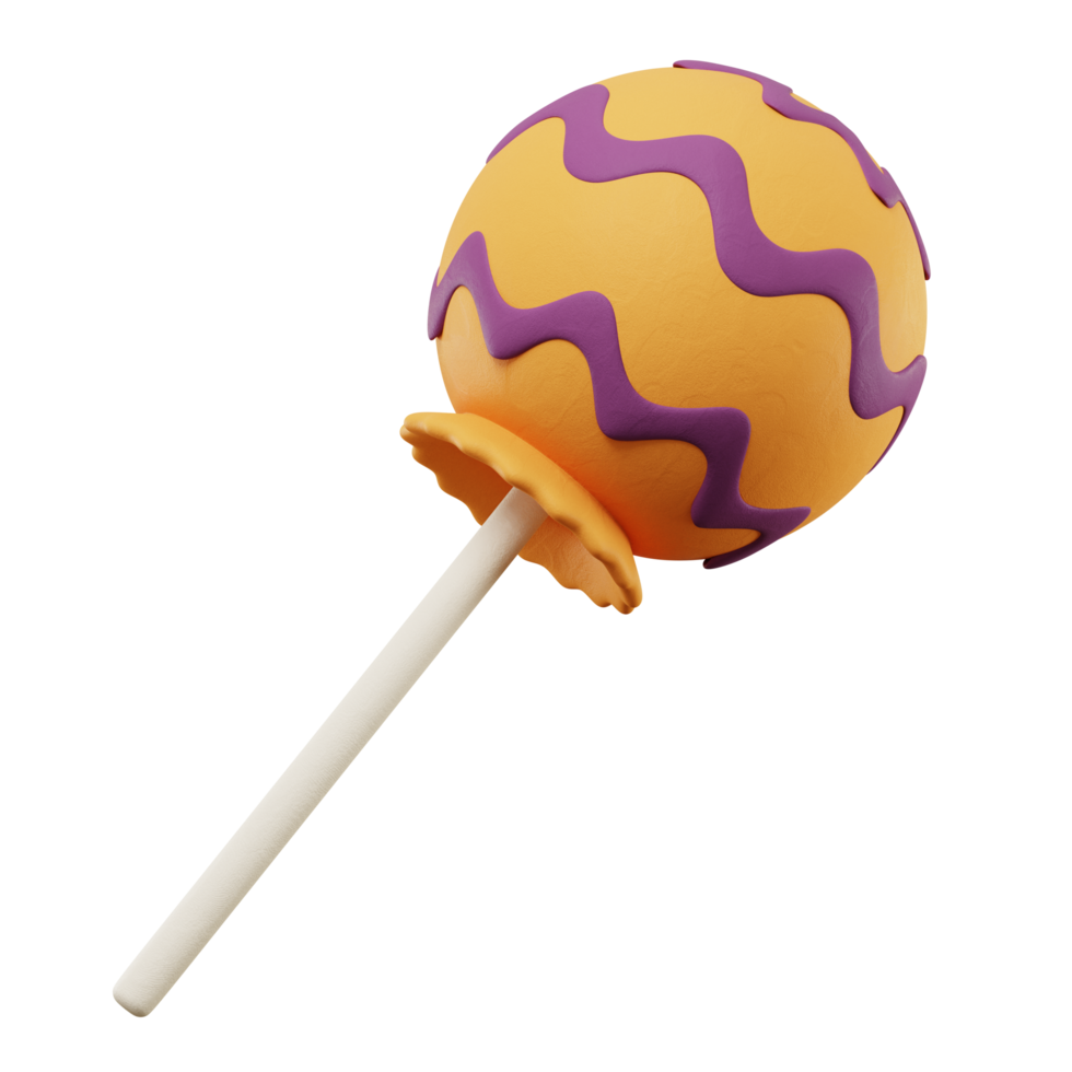 3d Candy Icon Halloween Illustration png