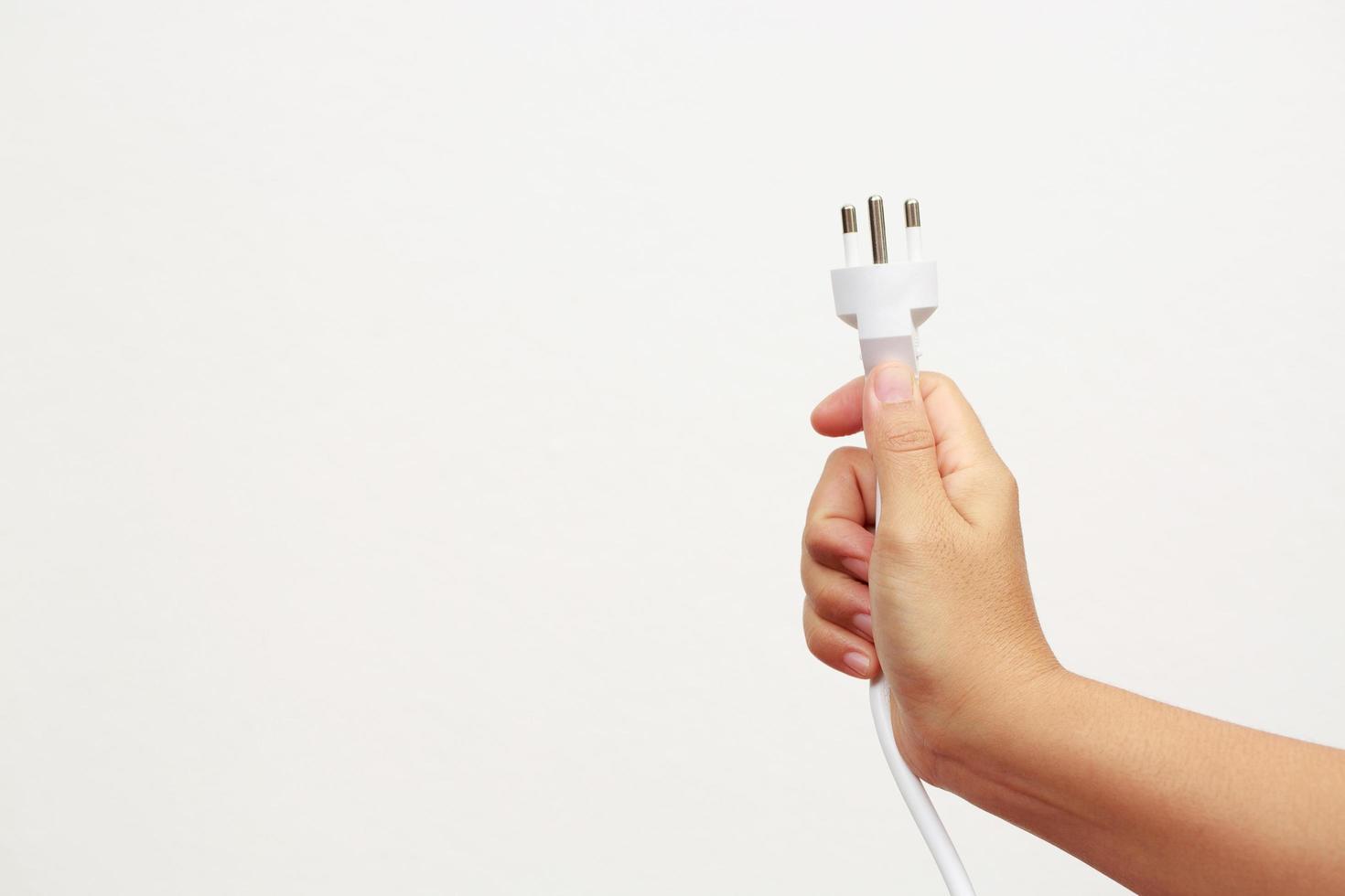 Electrical appliances plugs full of all plugs or plugs together. Because of the risk of causing a short circuit from high heat accumulated in the wires. photo