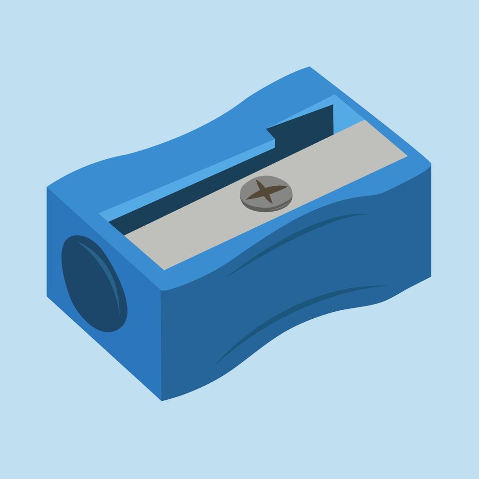 Pencil sharpener vector illustration for graphic design and decorative element