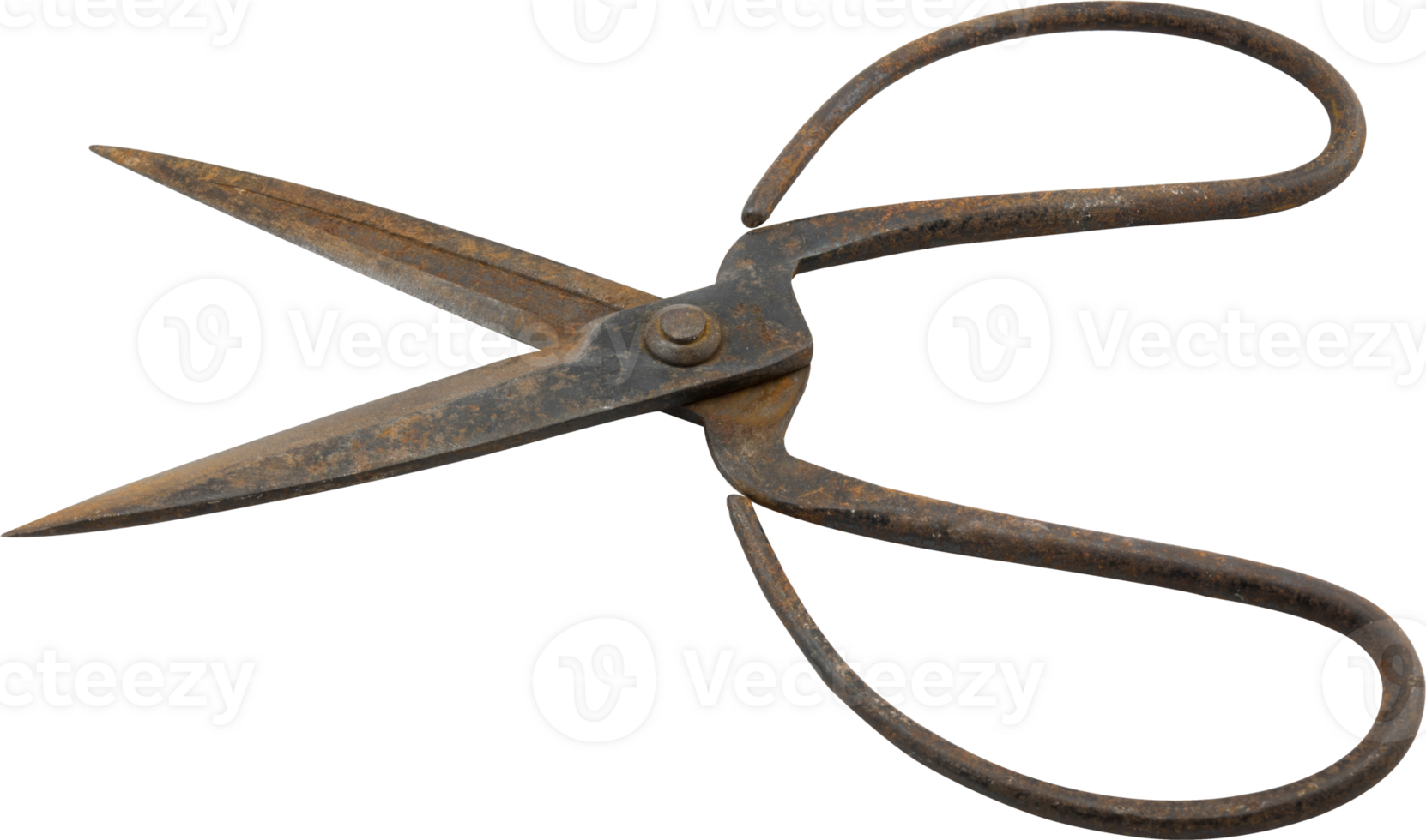 Old scissors Isolated 11027328 PNG