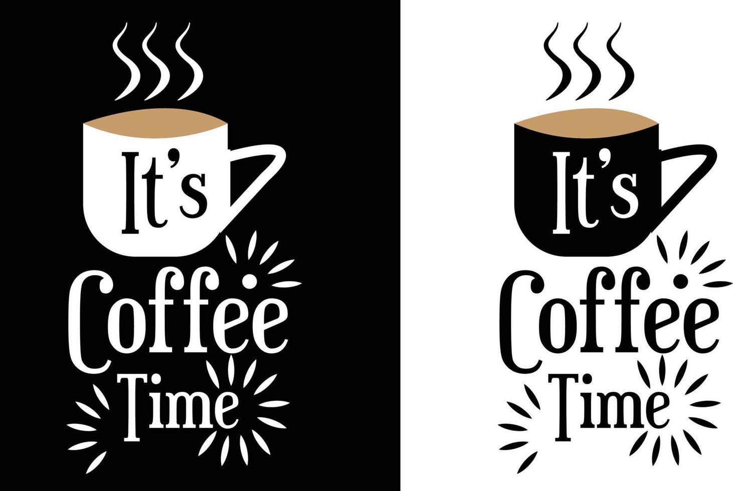 Trendy coffee day t shirt design vector