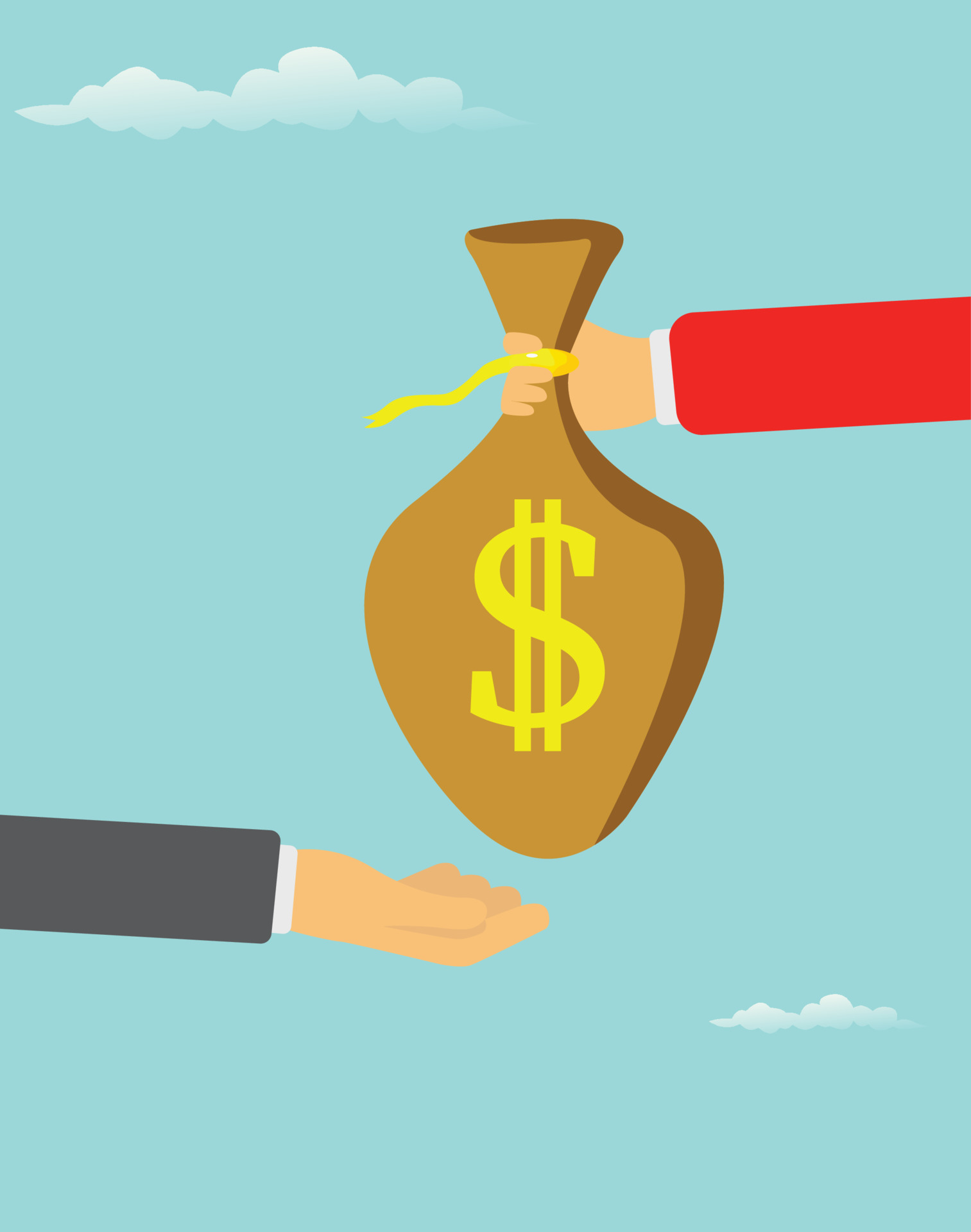 Business people hand giving money bag to another hand, payment, credit, loan, banking poster vector illustration isolated on blue background, cartoon flat design 11027457 Vector Art at Vecteezy Business people hand giving money bag to another hand, payment, credit, loan, banking poster vector illustration isolated on blue background, cartoon flat design 11027457 Vector Art at Vecteezy