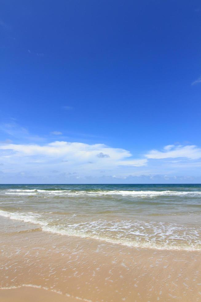 beach and beautiful tropical sea photo