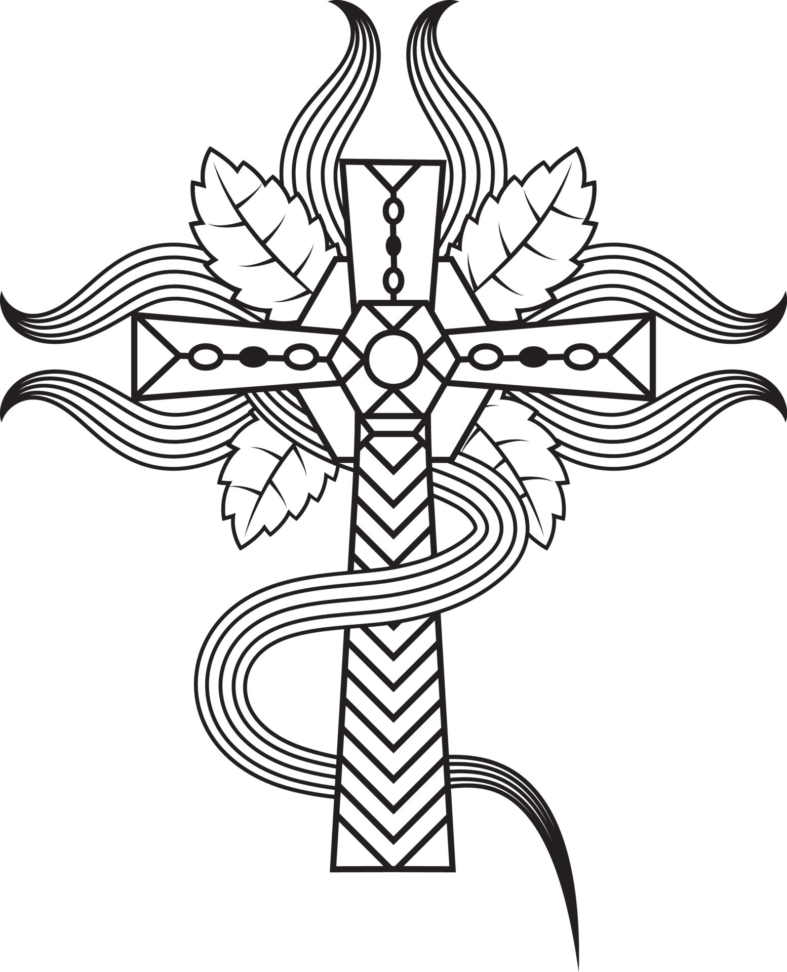 jesus-cross-in-floral-design-catholic-christian-cross-11027764-vector
