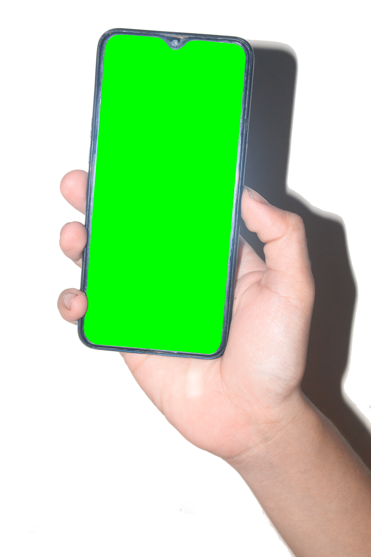 Free Man's hand holding a mobile phone on a white background and suitable  for green screen, hand holding a green screen mobile phone png 11027959 PNG  with Transparent Background