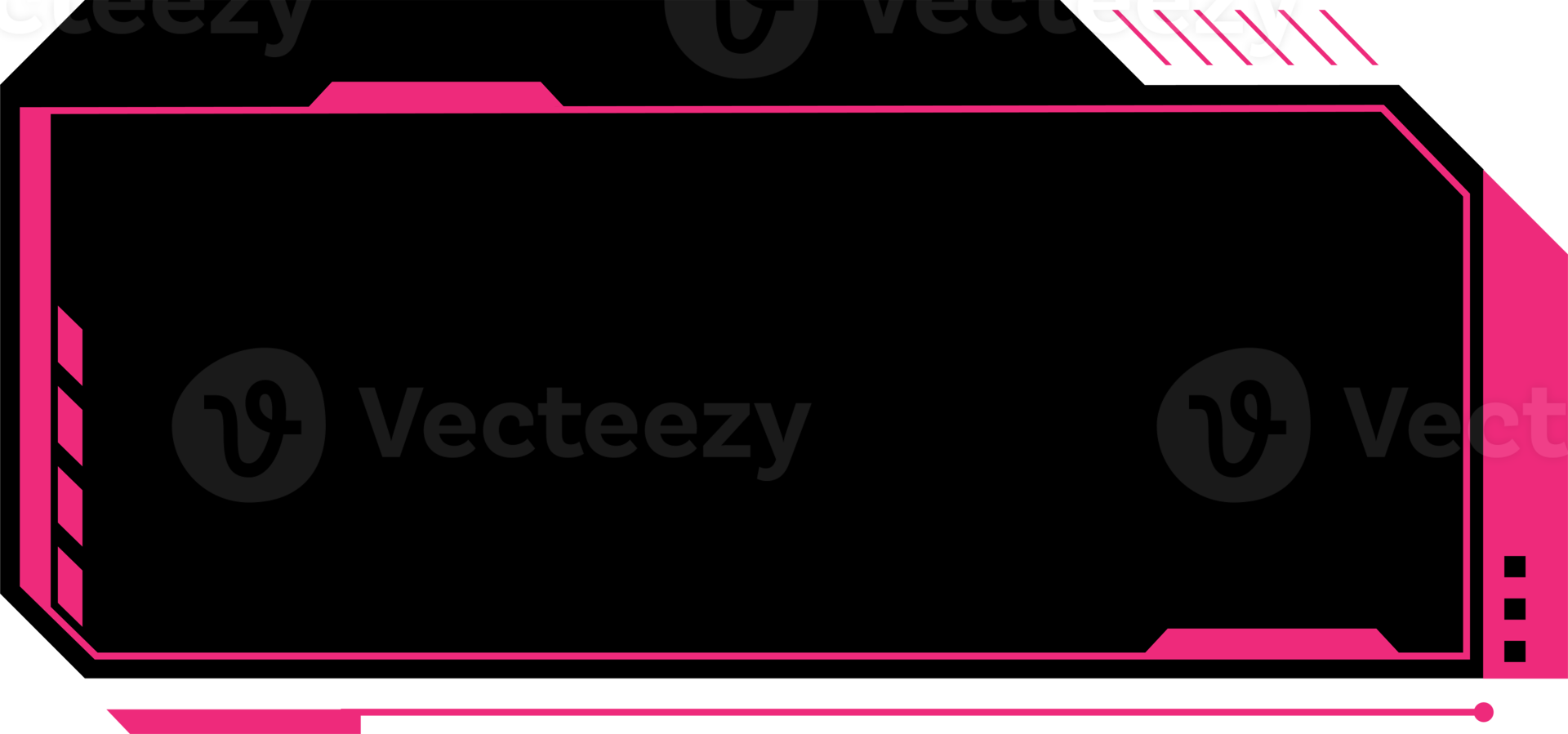 modern futuristic HUD interface design element for copy space png