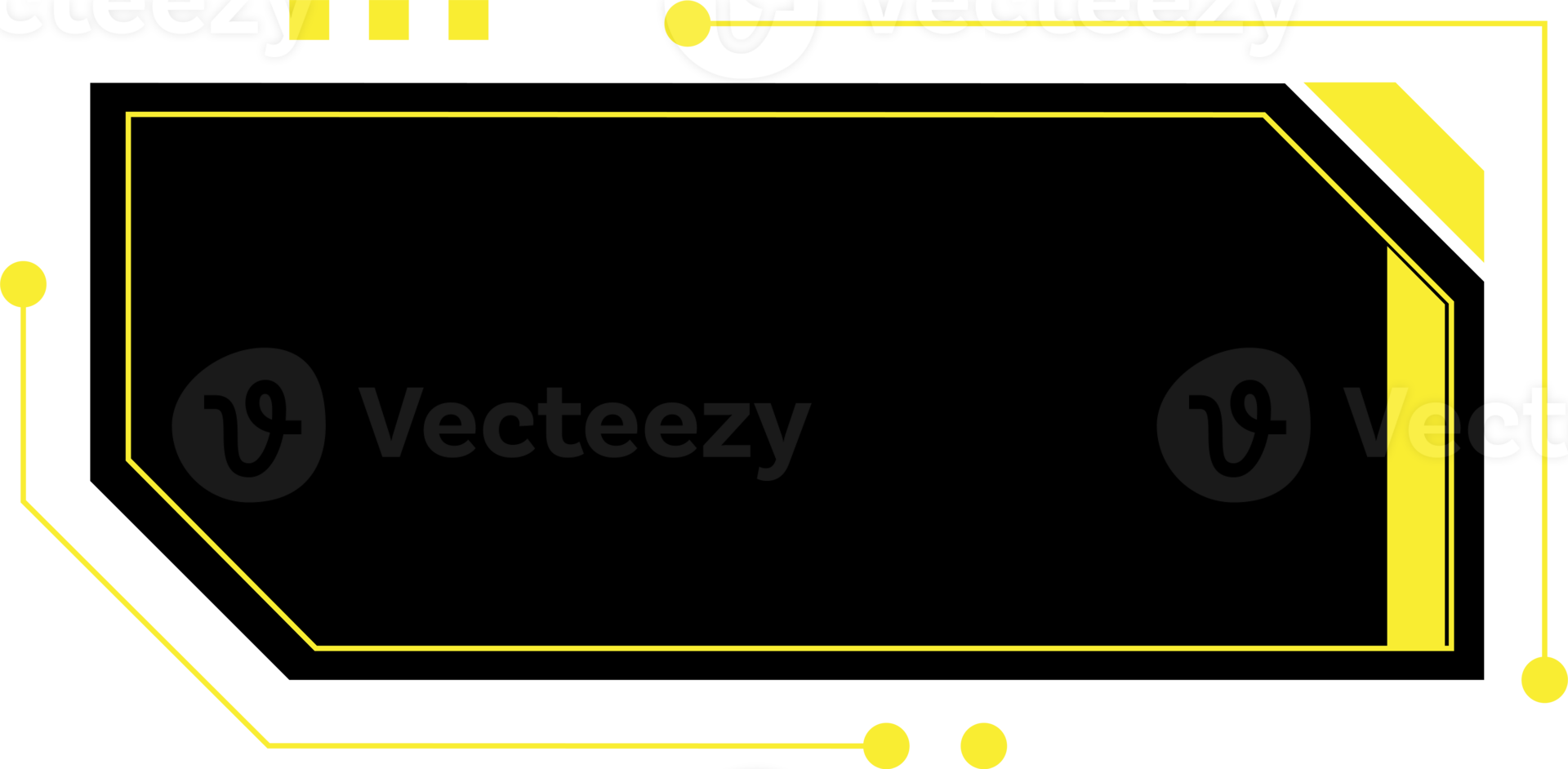 modern futuristic HUD interface design element for copy space png